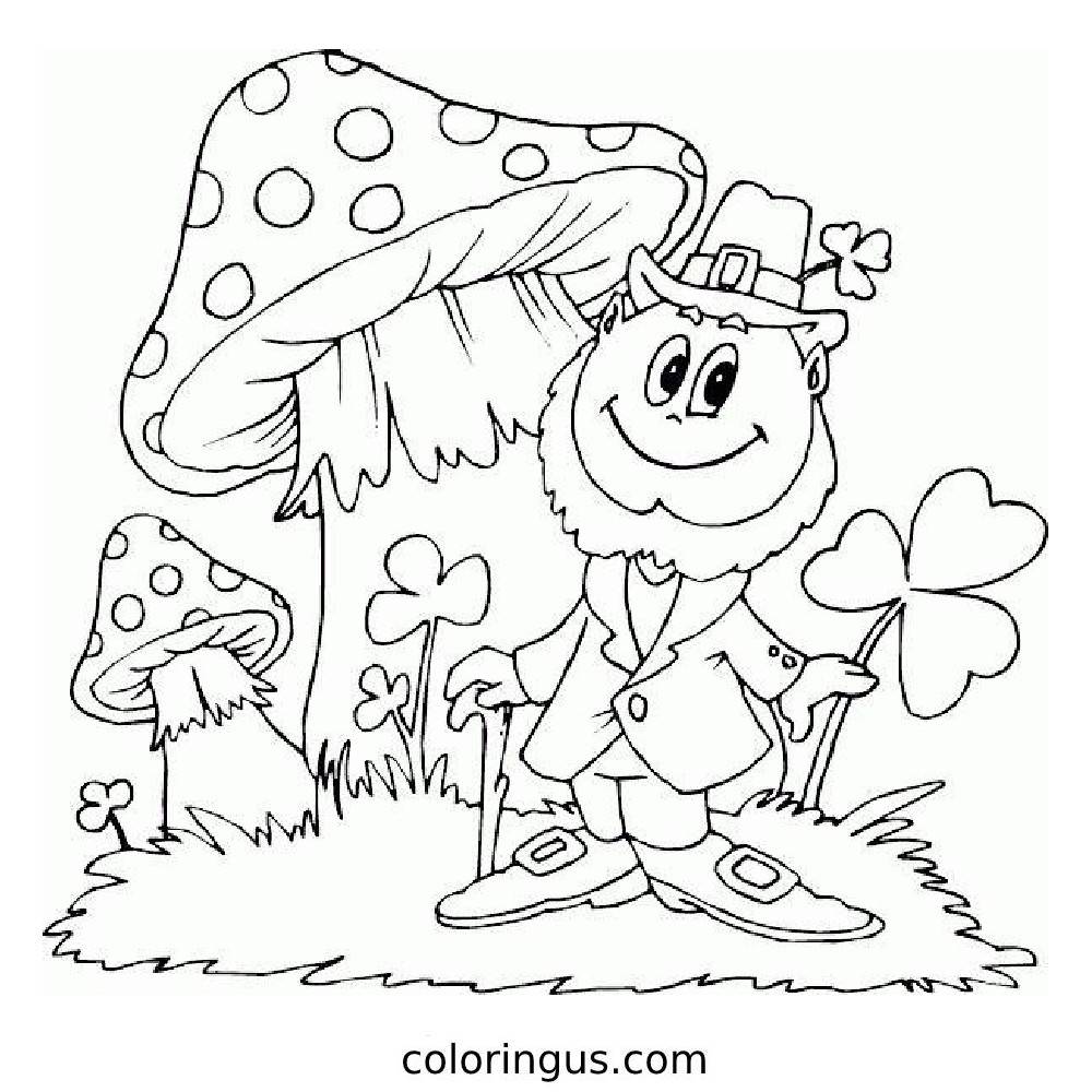 Berry Bitty City Free Printable St Patrick's Day Coloring Page