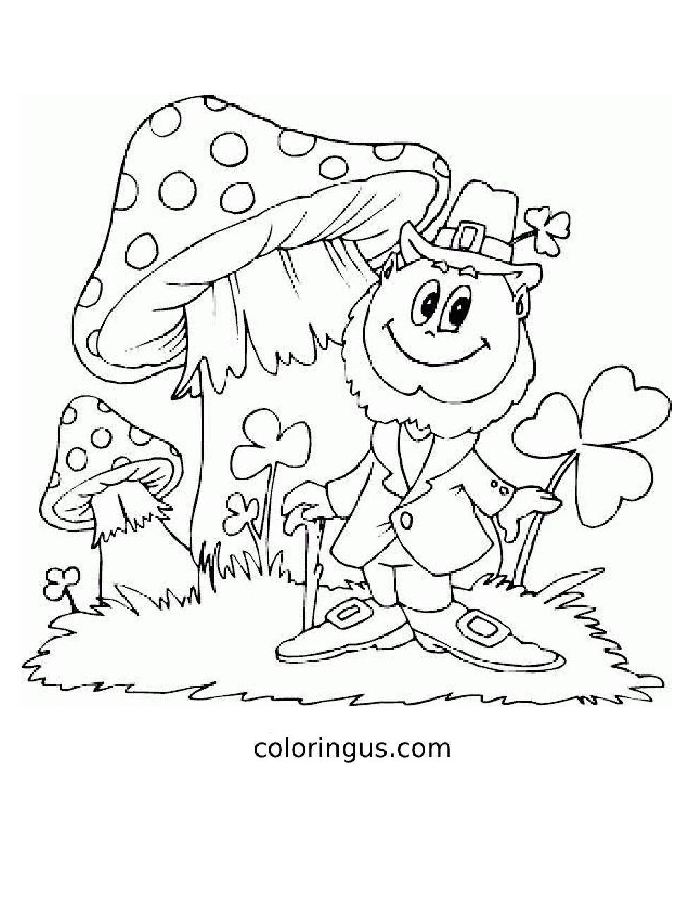 Berry Bitty City Free Printable St Patrick's Day Coloring Page