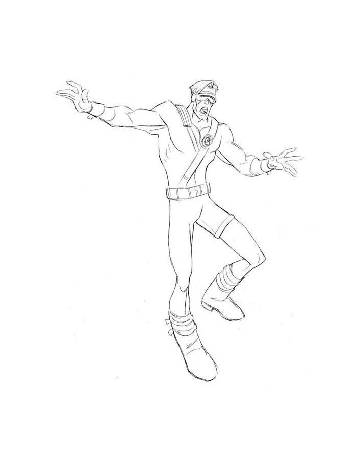 Free Printable X Men Coloring Page