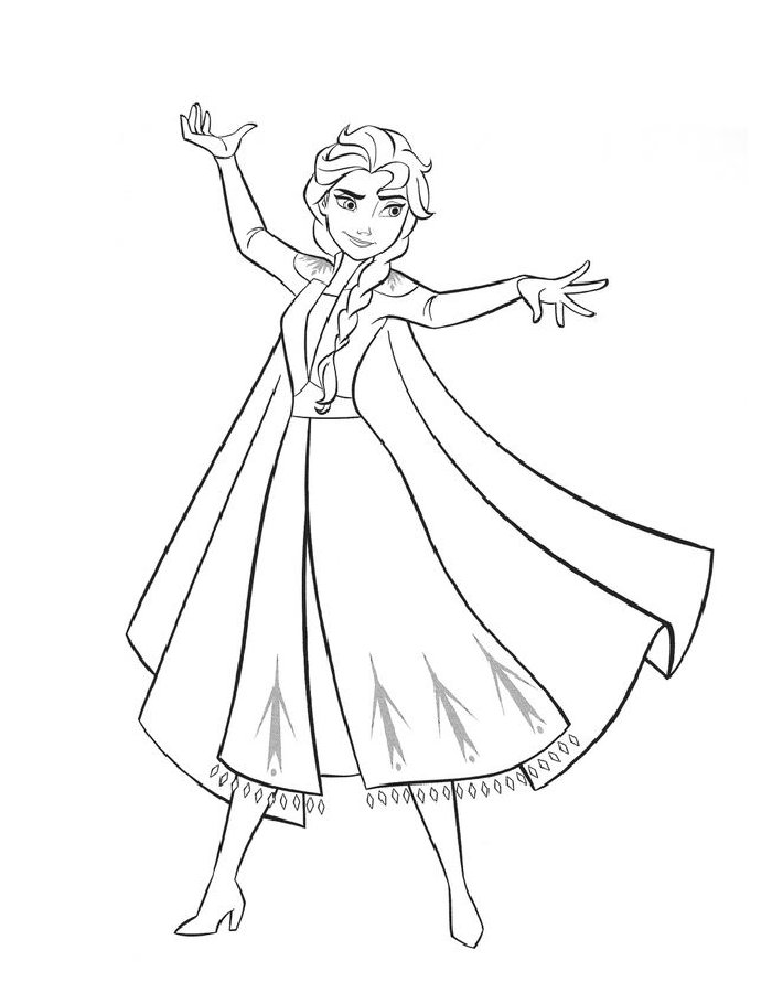 Elsa Coloring Pages Free Printable Pdf 