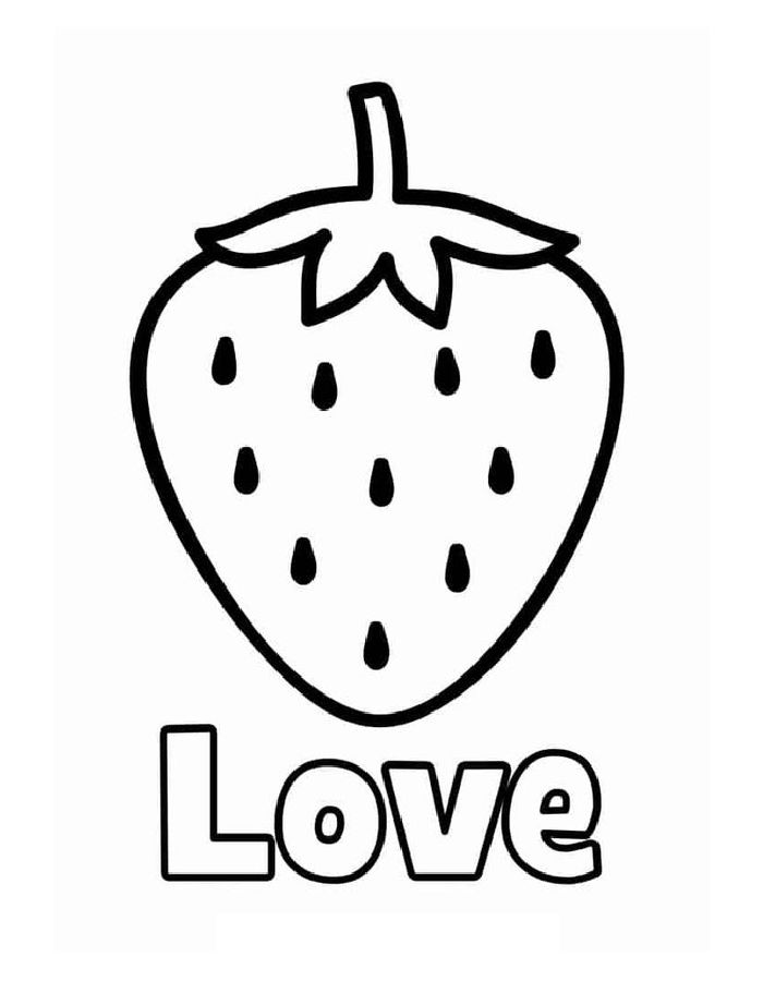 Fruit Of The Spirit Activity Love Coloring Page