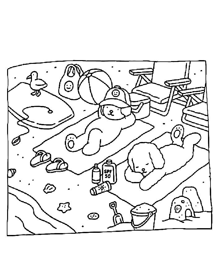 Fuzzy Hygge Image Fuzzy Hygge Image Coloring Page