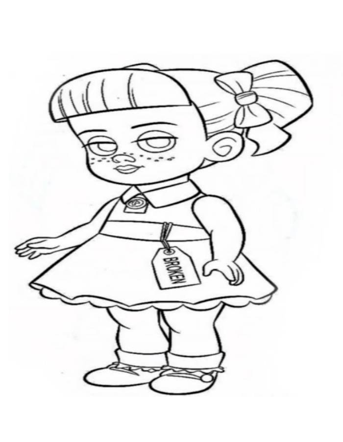 Gabby Gabby Doll Toy Story 4 Coloring Page