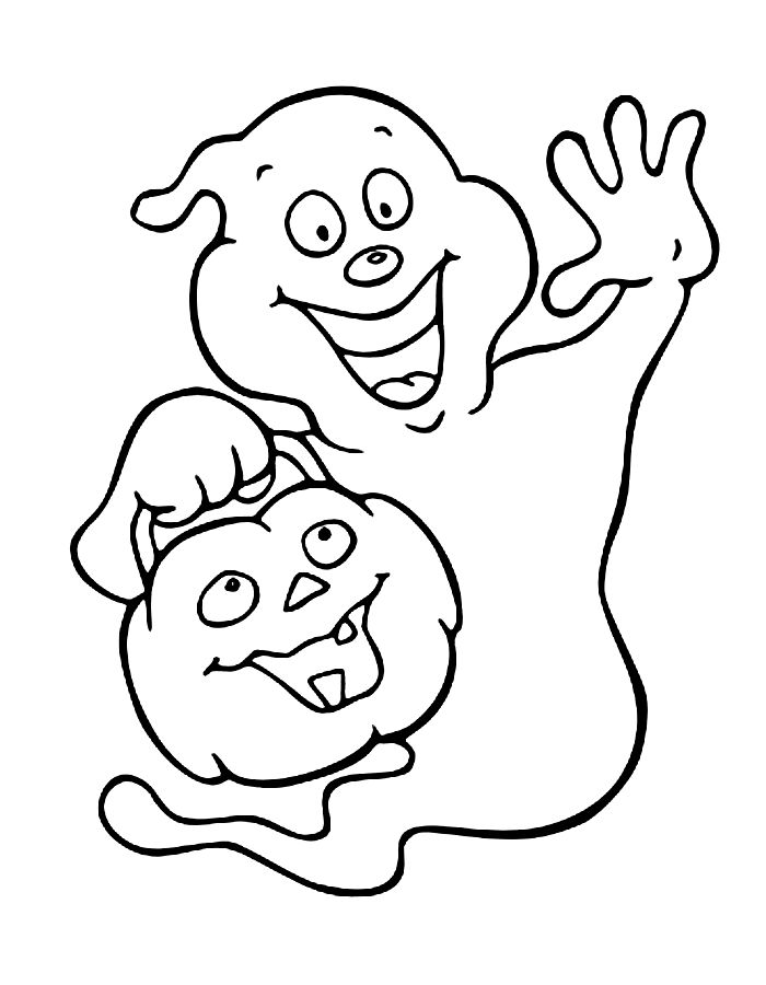 Ghost Image Coloring Page