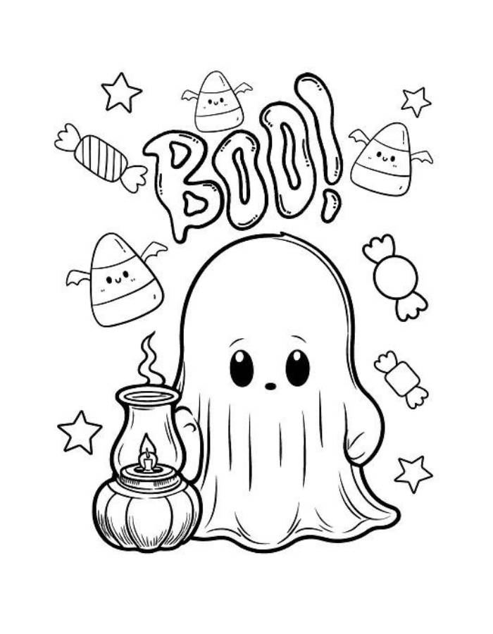 Ghost Simple Outline Pdf