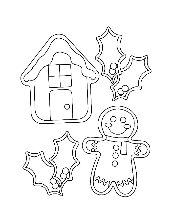 Today Is Gingerbread Decorating Day Coloring Page