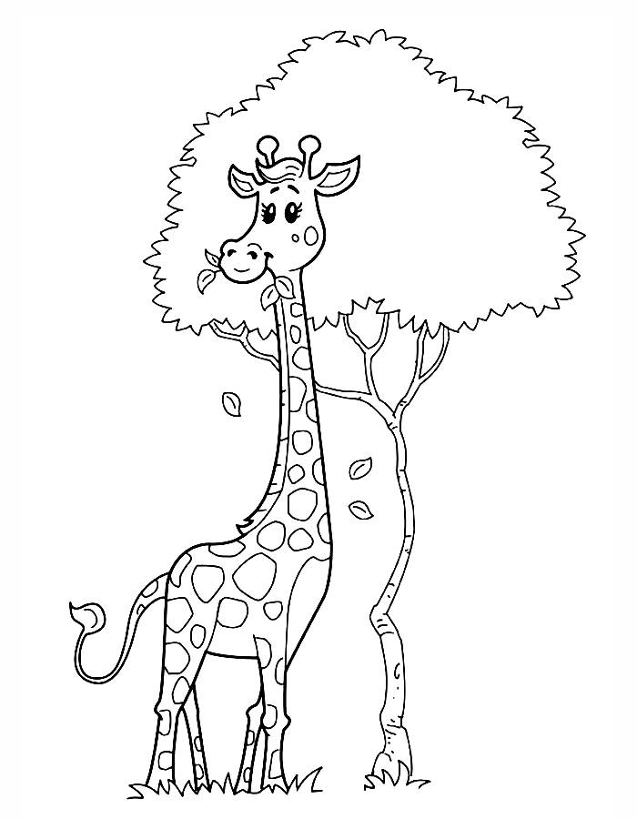 Giraffe Sheets To Print Coloring Page