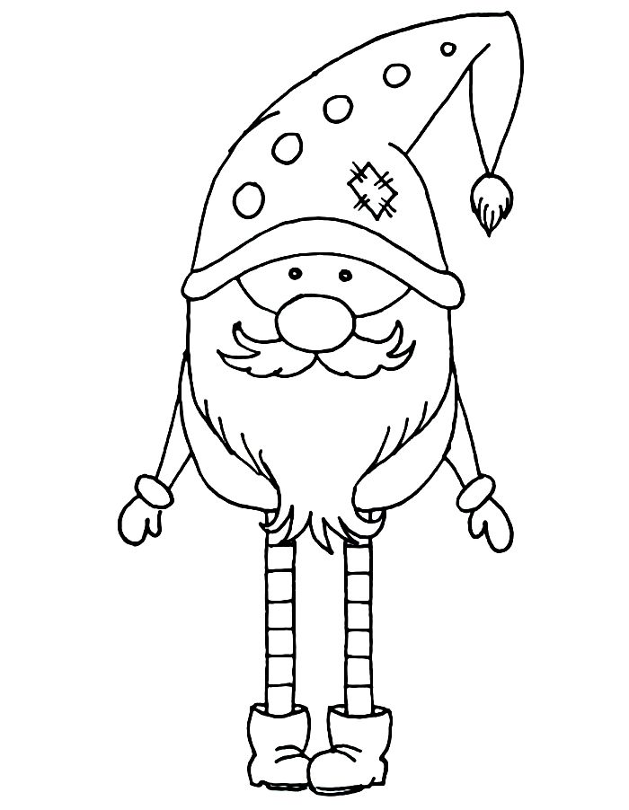 gnome pictures to color