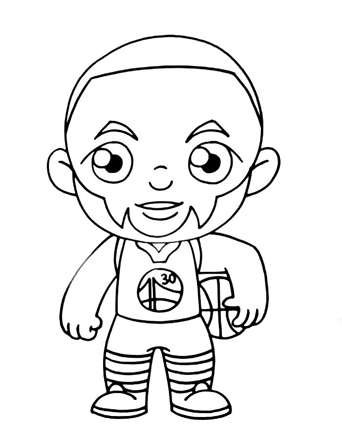 Golden State Warriors Coloring Page