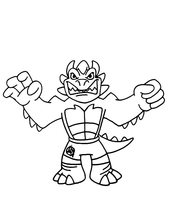 Goo Jit Zu Coloring Page