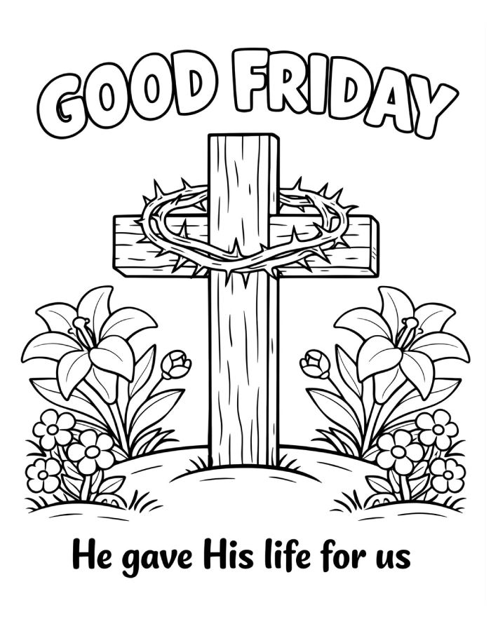 Good Friday Coloring Page