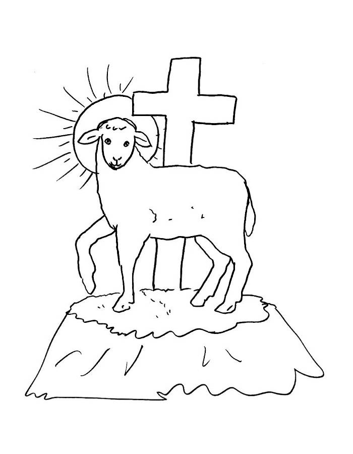 Good Friday Lamb Drawing Easy