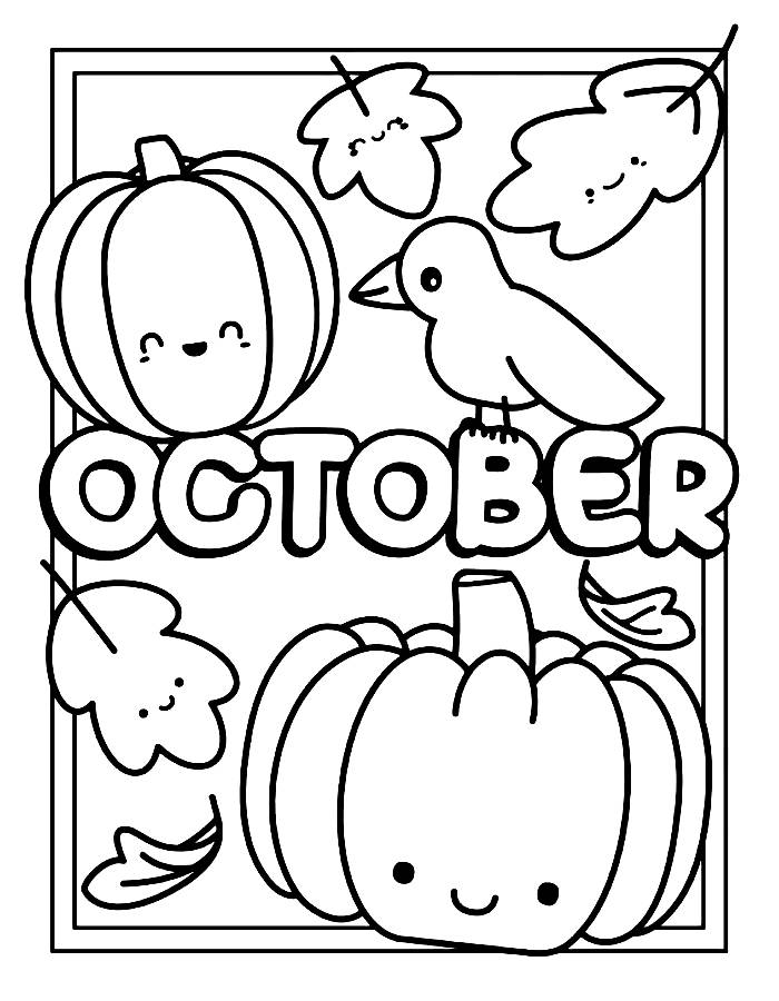 Grab Free Printable October