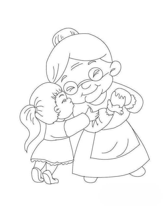 Grandchild And Grandmother