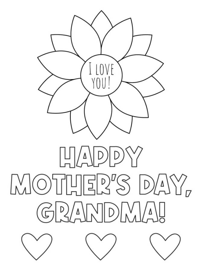 Grandmother Coloring Pages Free Printable PDF Grandmother Coloring Pages Free Printable PDF
