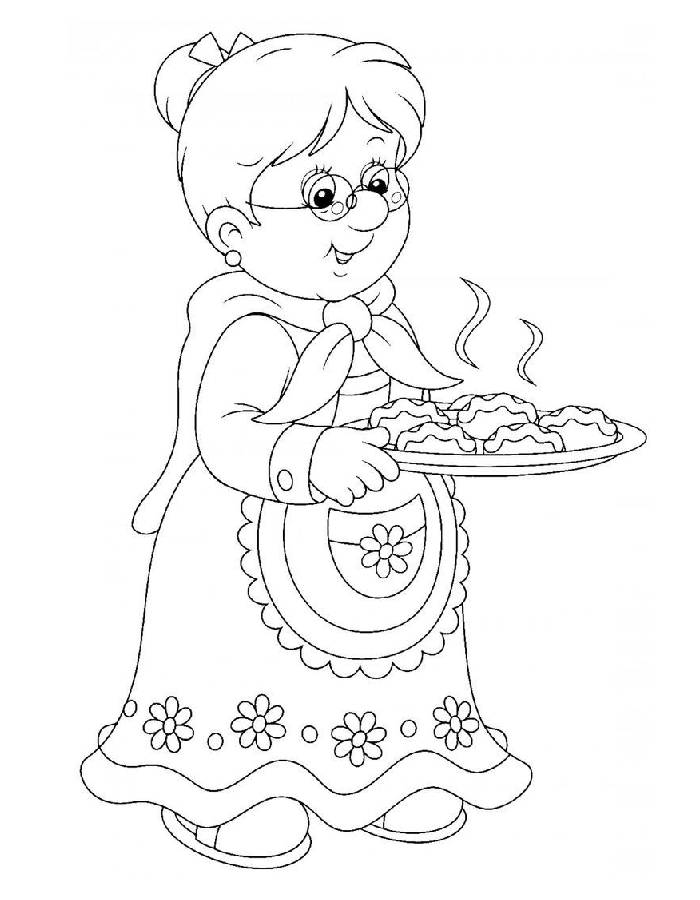 Grandmother Making Delicious Meals