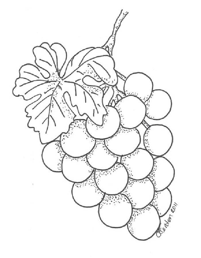Grapes printable