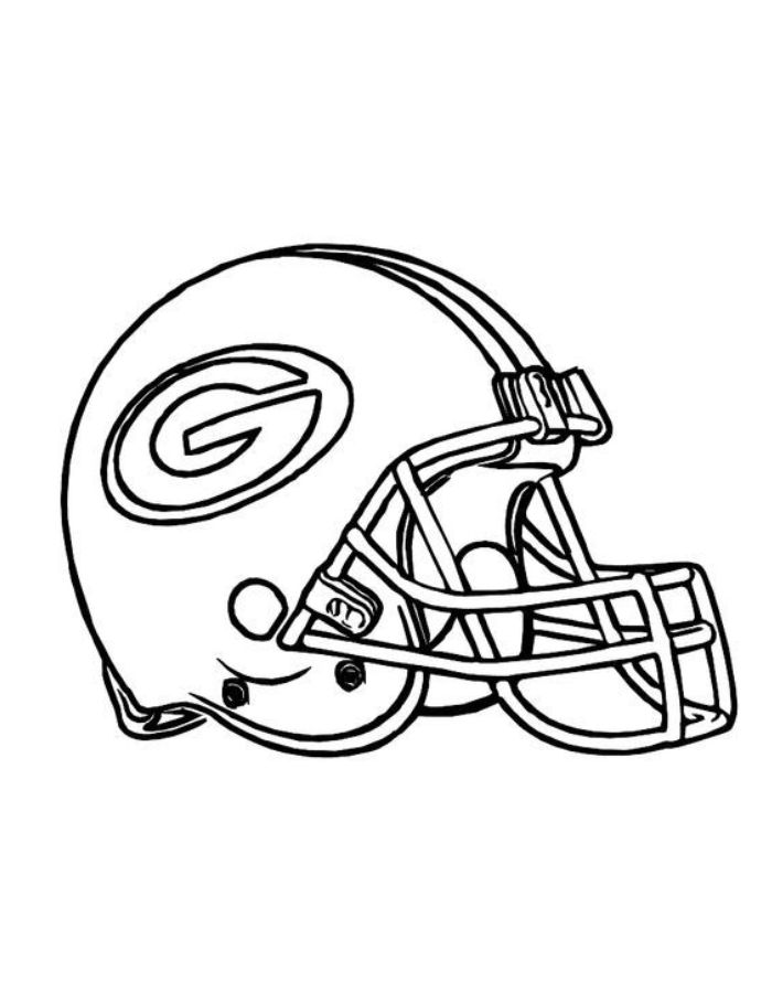 Green Bay Packers Coloring Page