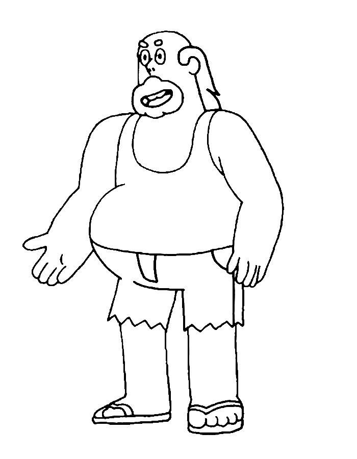 Greg Universe Coloring Page