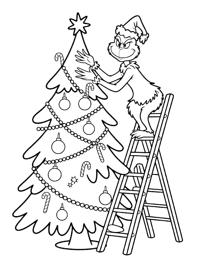 The Grinch coloring page