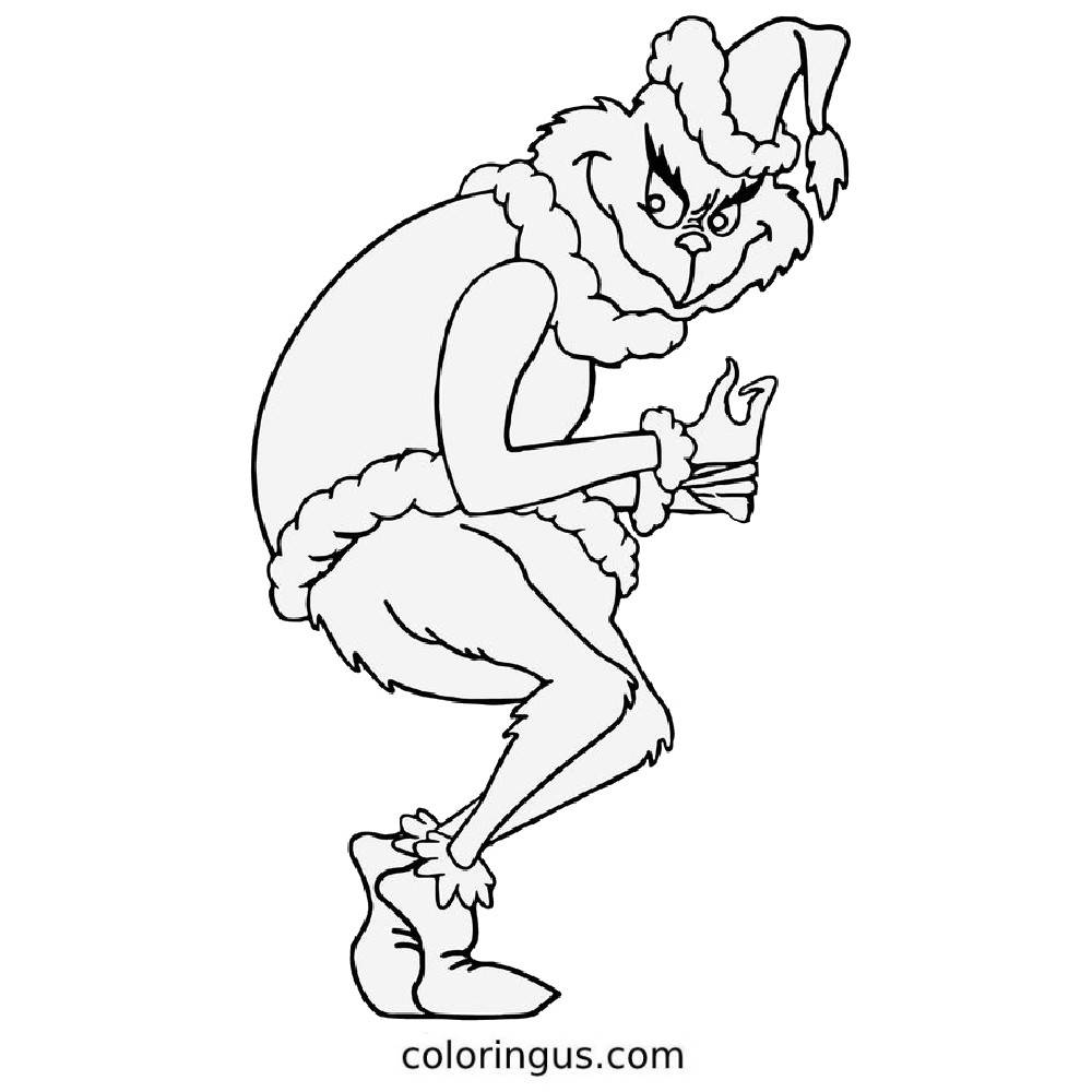 The Grinch Coloring Page