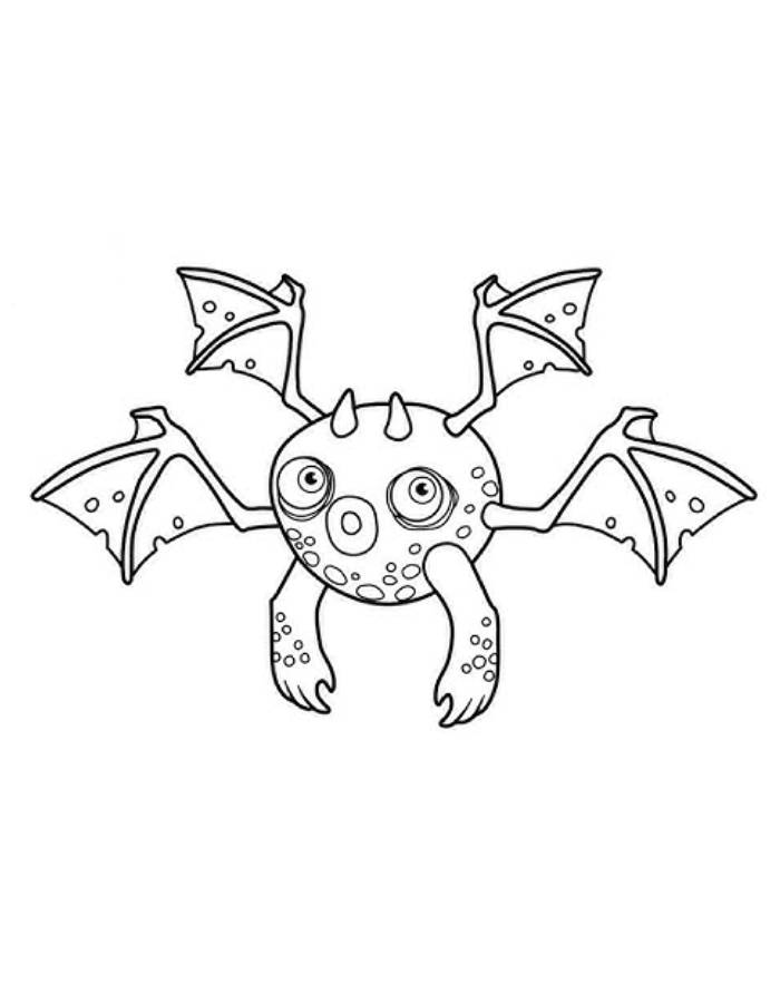 Grumpyre Singing Monsters Coloring Page