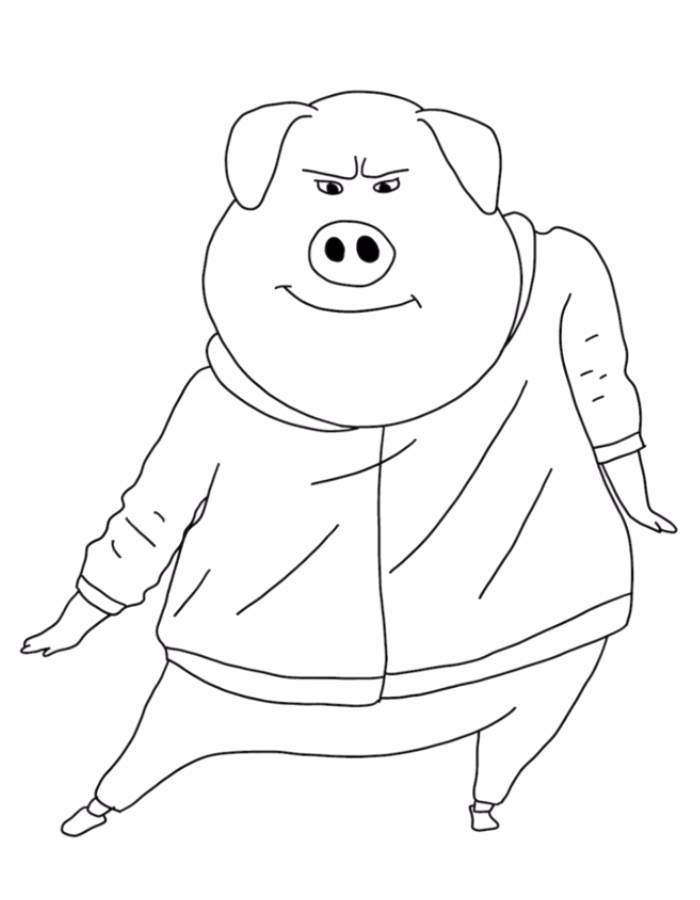 Gunter Sing Coloring Page