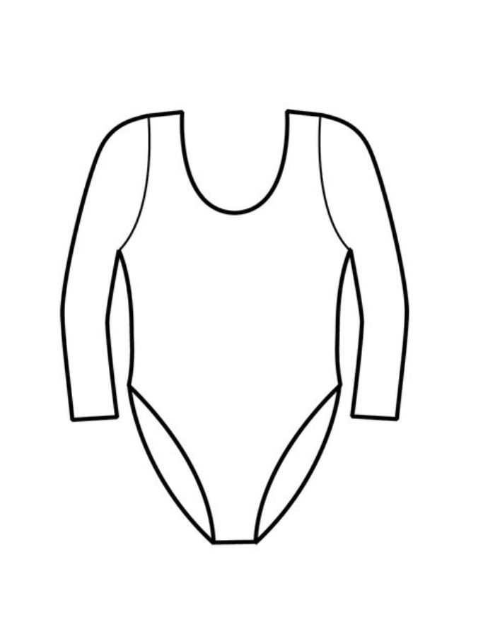 Gymnastics Leotards Coloring Page