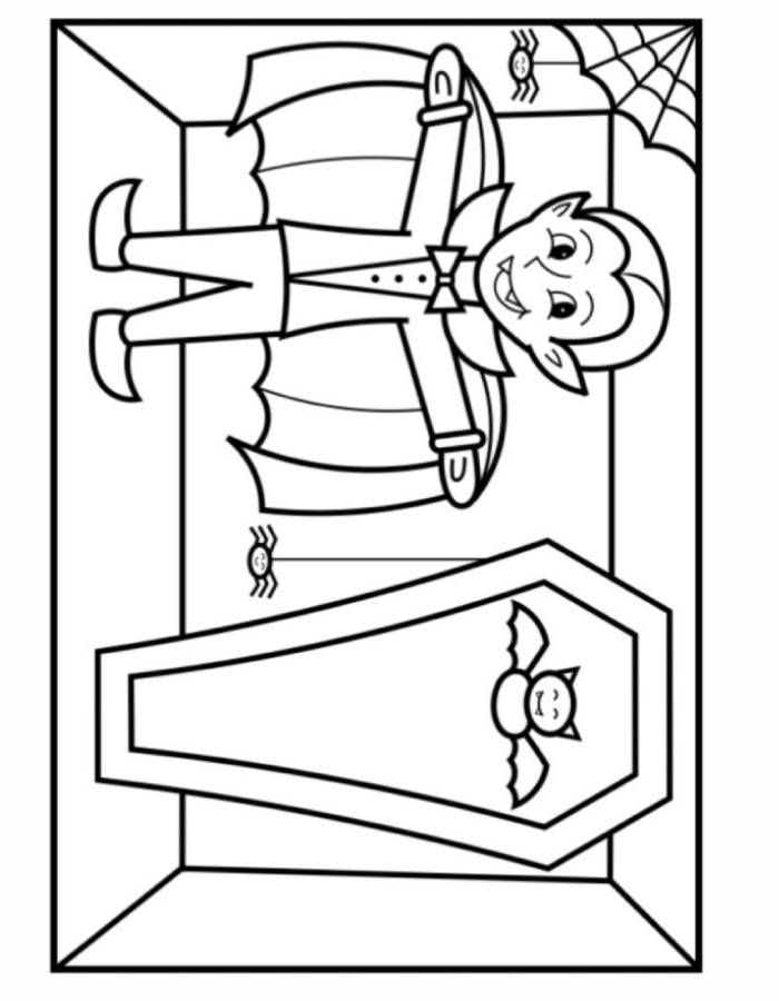 Halloween Color Pages To Print Coloring Page