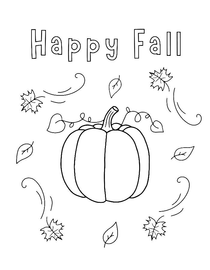 Halloween Month Coloring Page