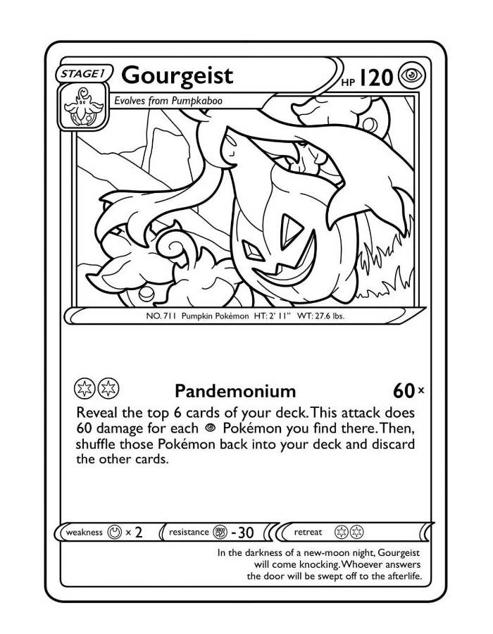 Halloween Pokemon Card