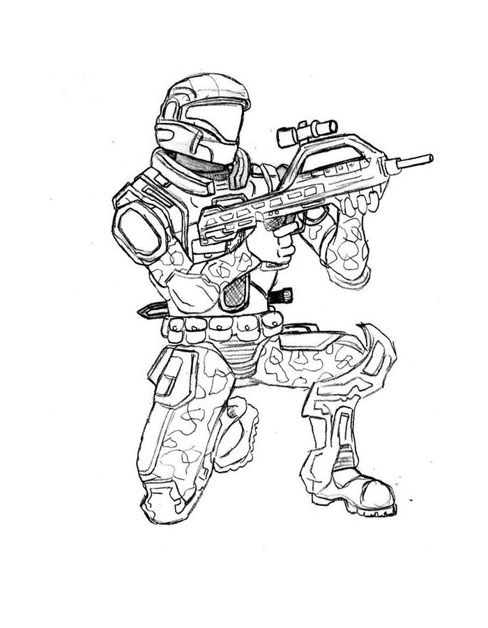 Halo For Adults Coloring Page