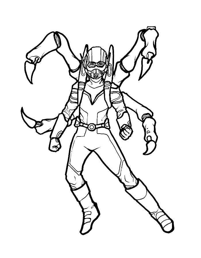 Hank Pym Coloring Page