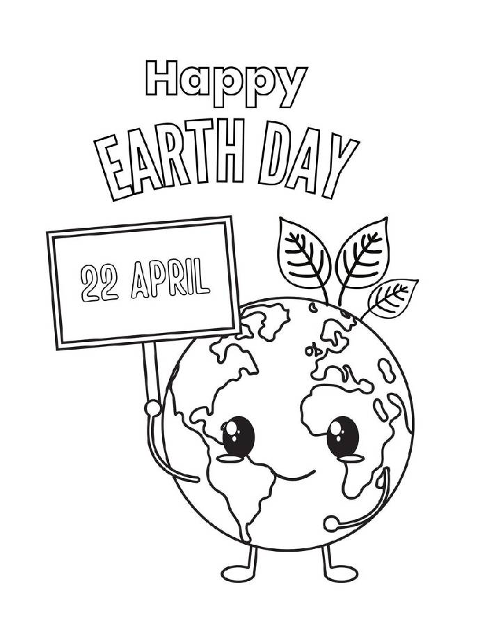 Earth Day Coloring Pages (Free Printable PDF)