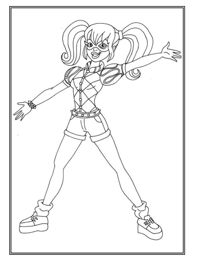 Harley Quinn Frame Art