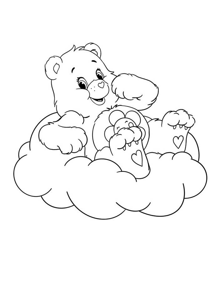 Harmony Bear Care Bear Coloring Page