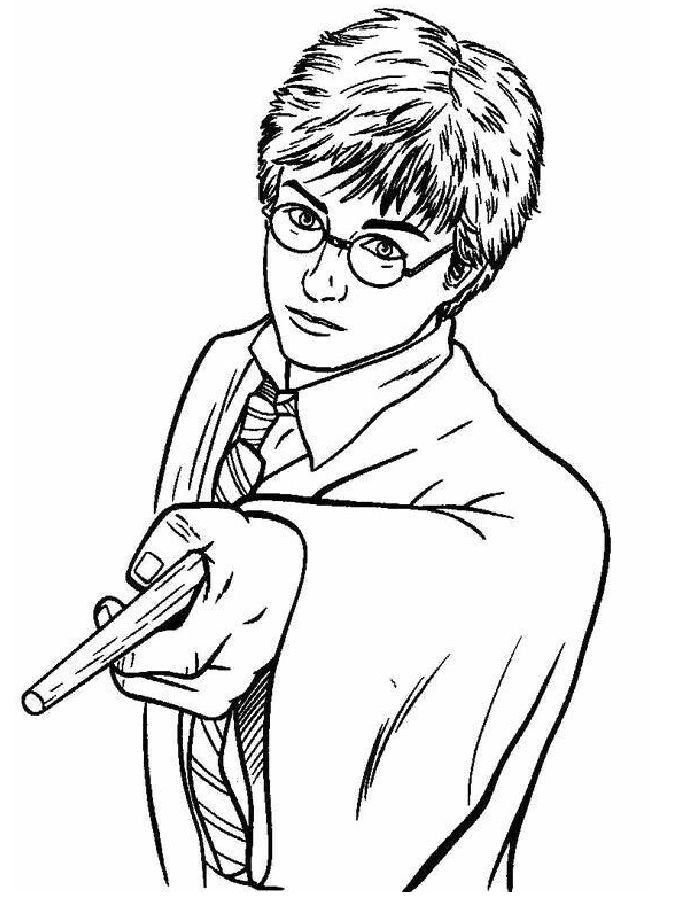Harry Potter Coloring Page