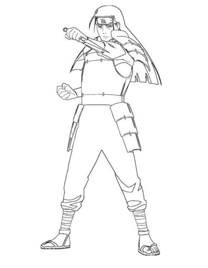 Hashirama Senju Hashirama Senju Coloring Page