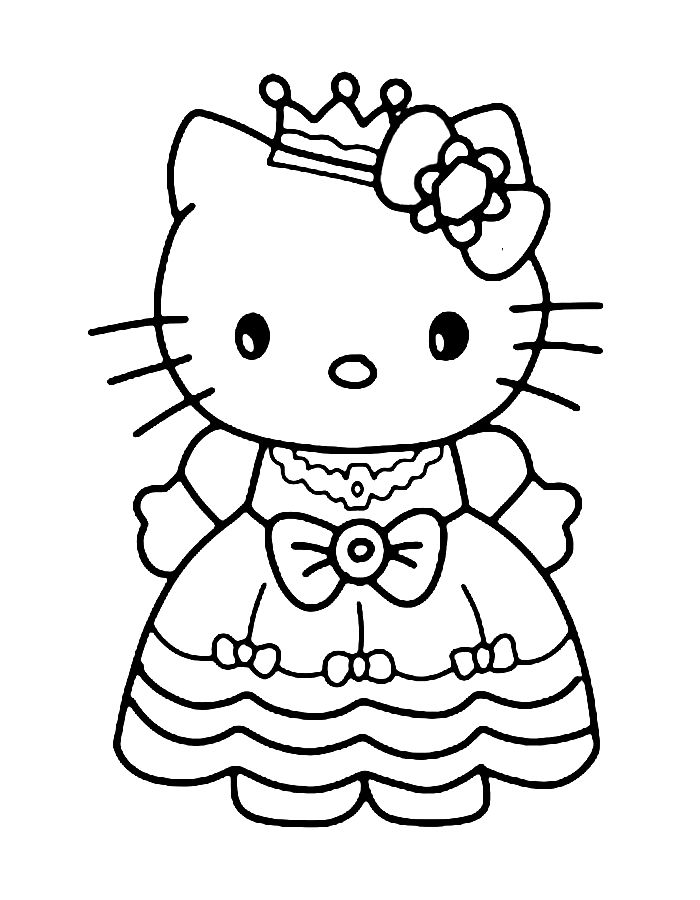 Hello Kitty Coloring Pages – Free Printable Sheets Hello Kitty Pdf ...