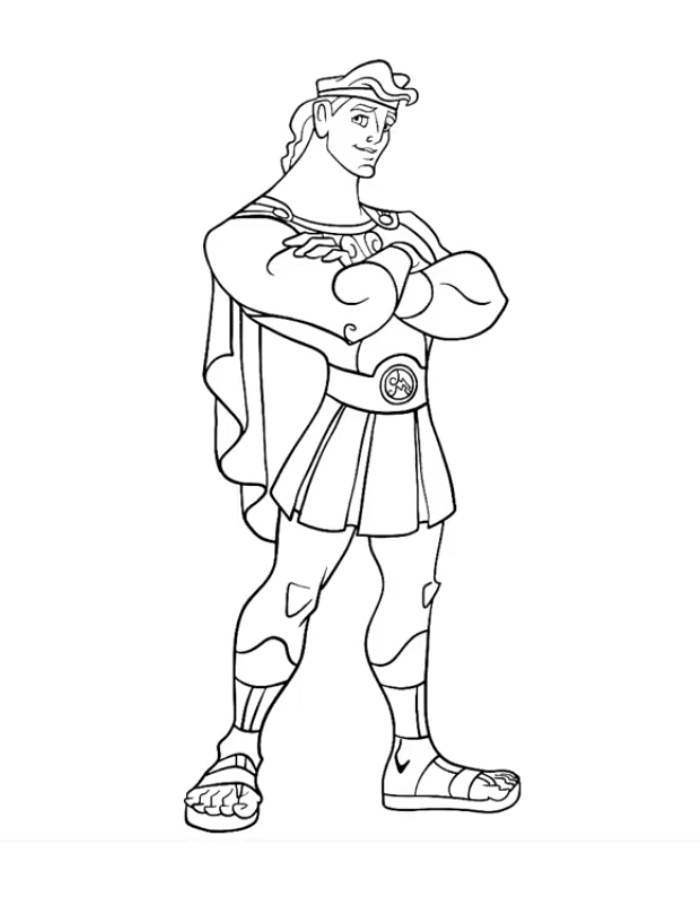 Hercules Coloring Page