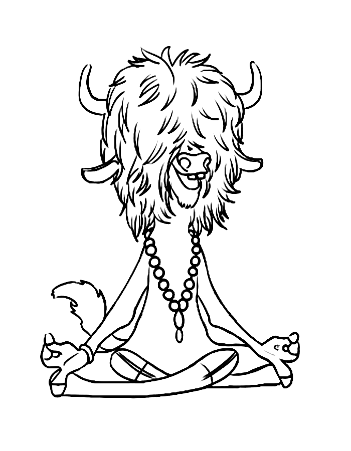 Hippie From Zootopia Coloring Page