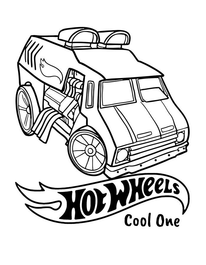 Hot Wheels Pictures To Print Coloring Page