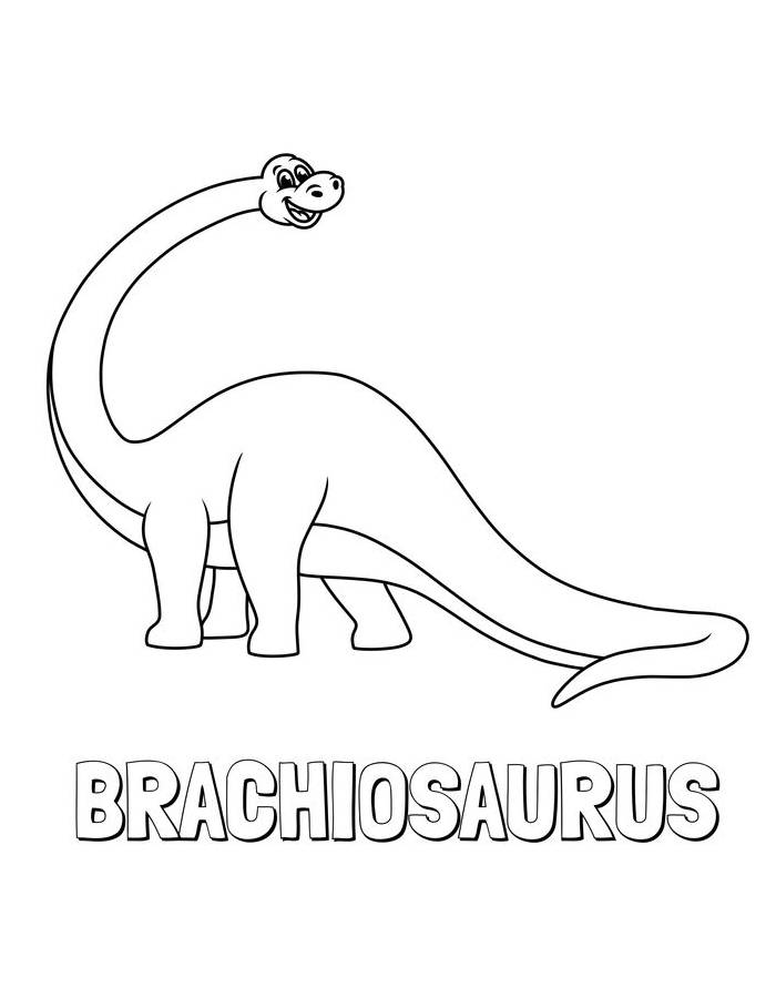 Huge Brachiosaurus