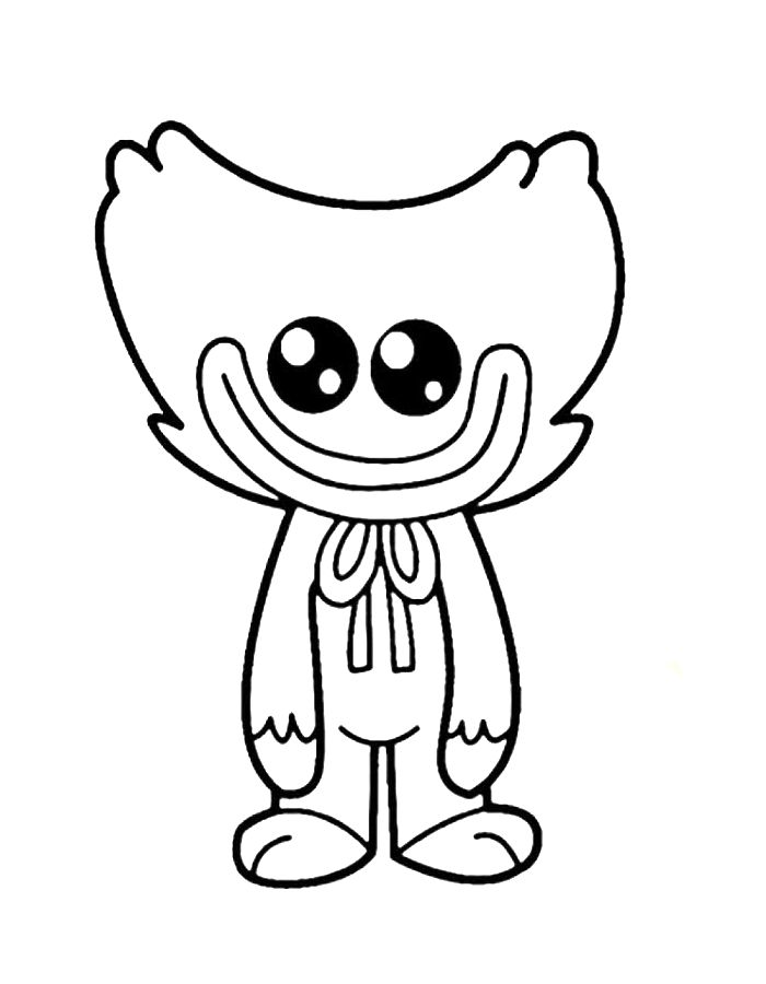 Huggy Wuggy  coloring page