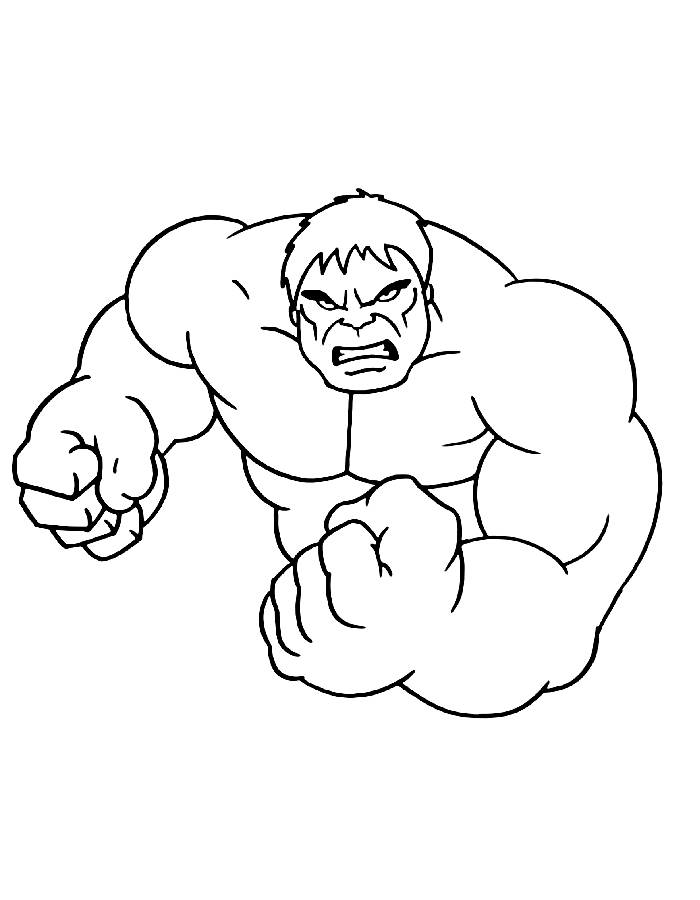 Incredible Hulk Coloring Pages (Free Printable PDF)