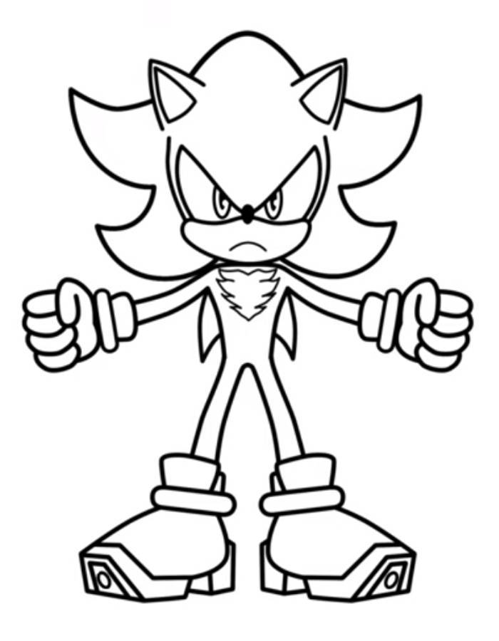 Hyper Shadow Coloring Page