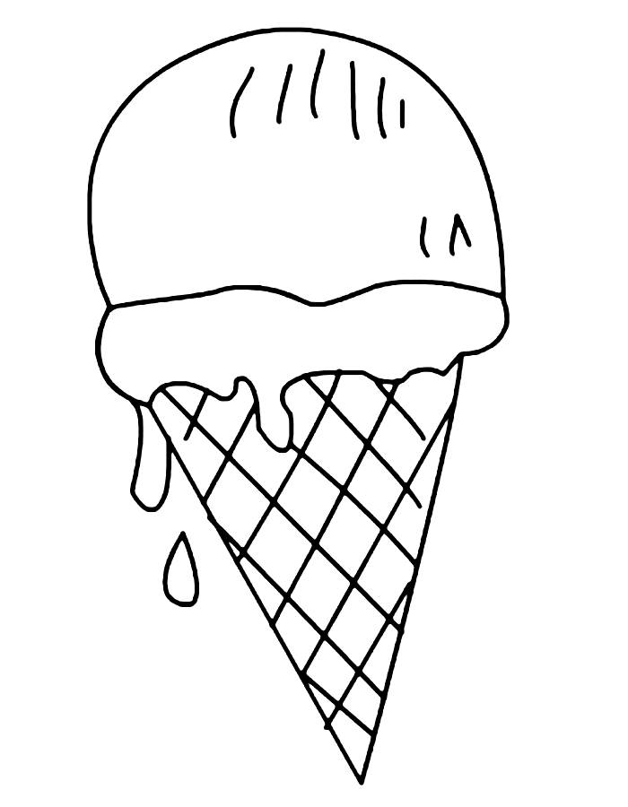 Ice Cream Color Sheet