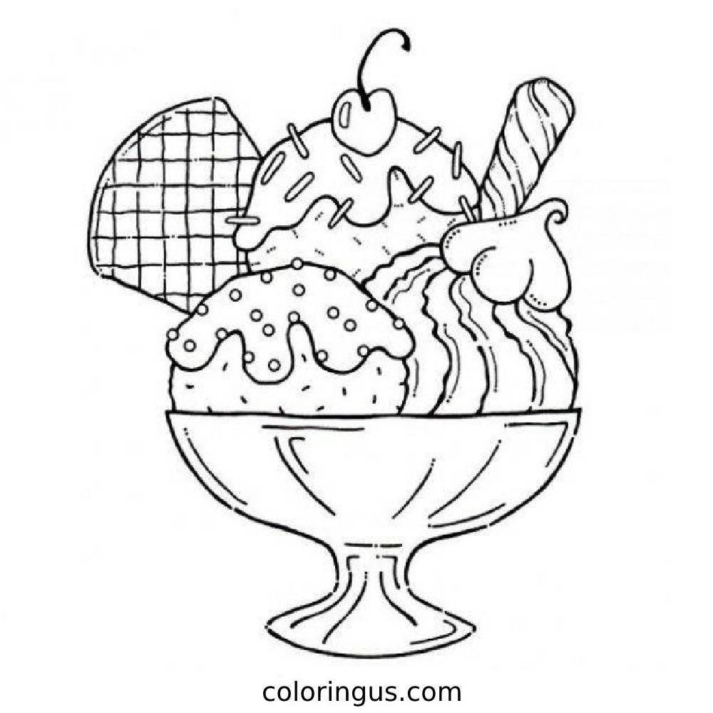 Ice Cream Sundae Printable Pdf