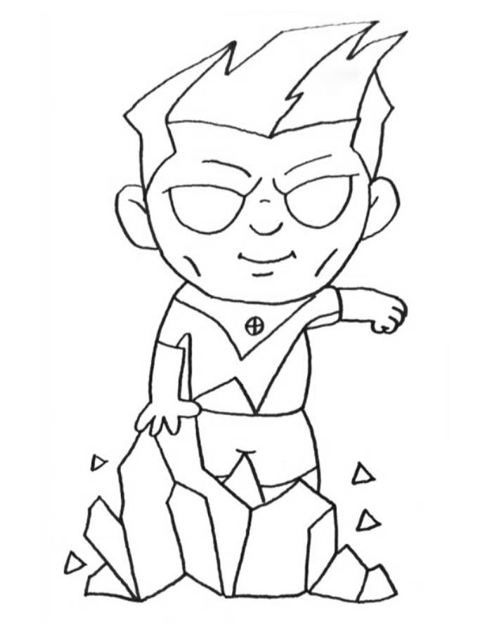 Iceman Coloring Page