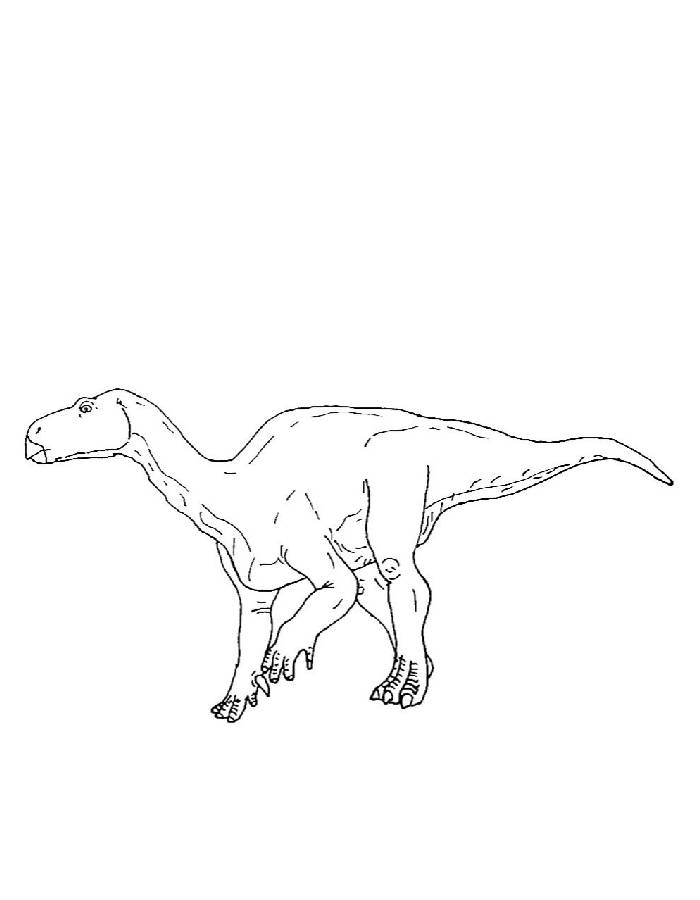 Iguanodon Coloring Page